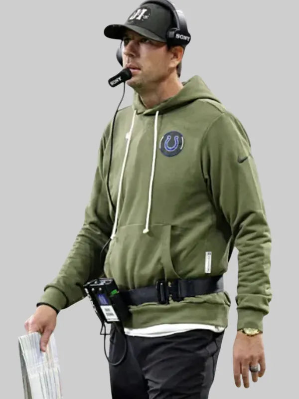 Shane Steichen Indianapolis Colts Military Hoodie 2025