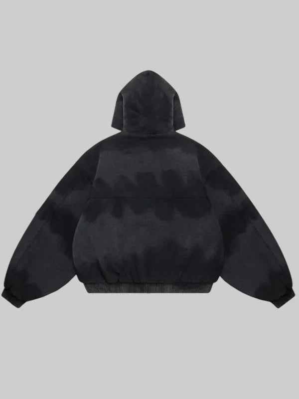 Shige 15oz Canvas Bomber Shinzo Clasp Jacket Black