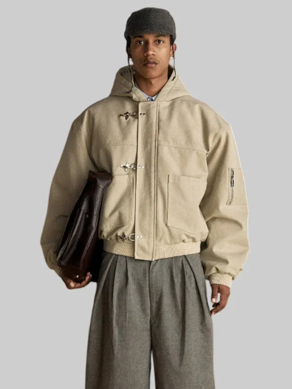 Shige 15oz Canvas Bomber Shinzo Jacket Clasp