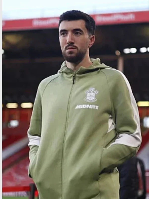 Southampton F.C. Sky Bet Championship 2025 Green Hoodie