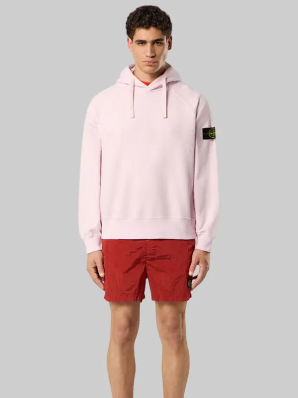 Stone Island Sweatshirt Hoodie Pink 
