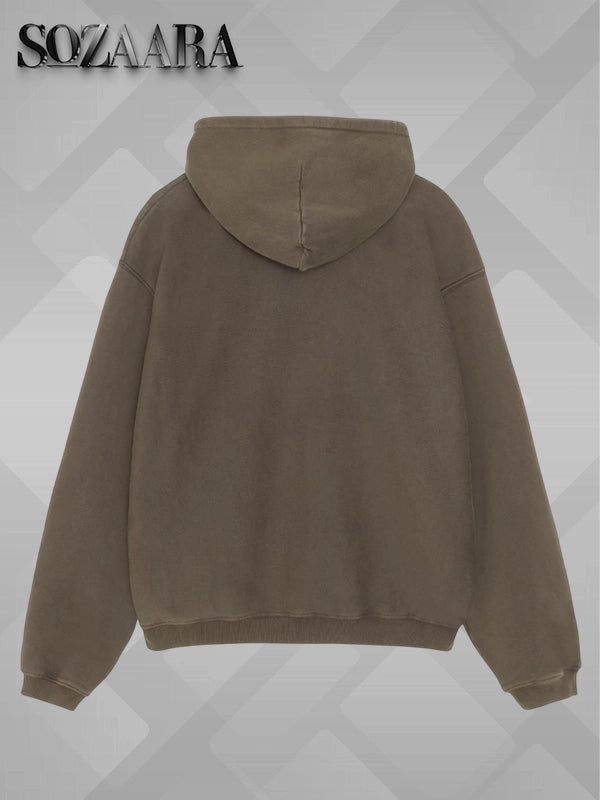 Stussy Faded Graphic Hoodie Olive