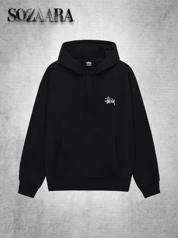 Stussy Basic Hoodie Black
