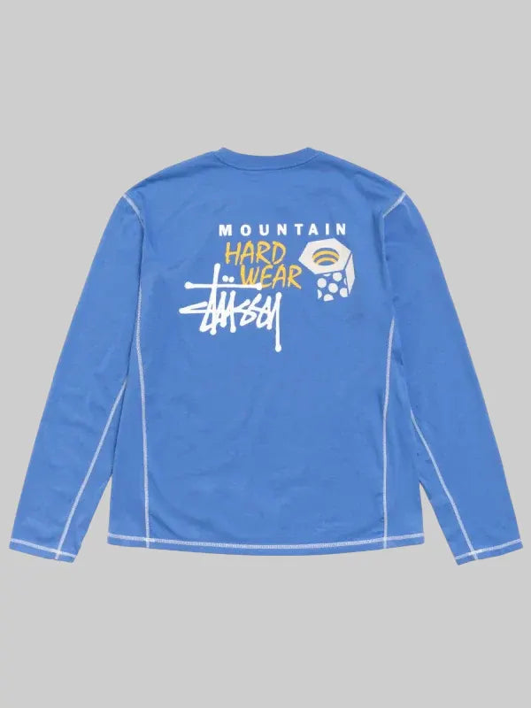 Stussy Mountain Hardwear Long Sleeves Blue