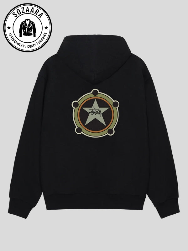 Stussy Ranger Black Hoodie