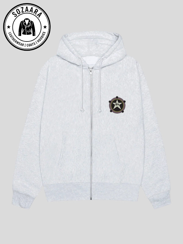 Stussy Ranger Hoodie Heather Grey