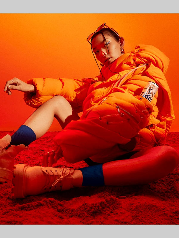 Summer Cooling System Tiger Beer Puffer Jacket