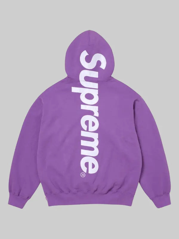 Supreme Applique Hoodie Purple