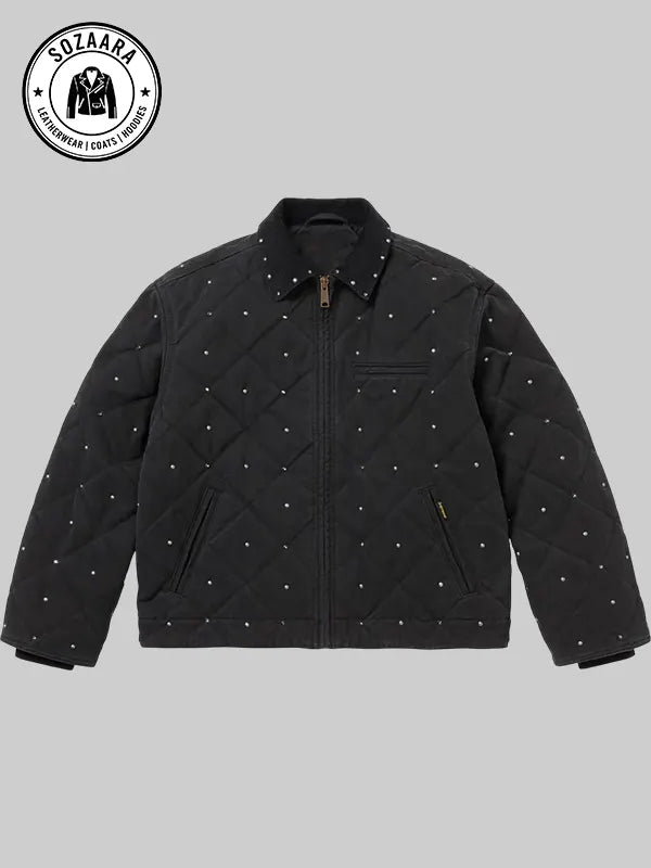 Supreme B.B Simon Quilted Work Jacket Black