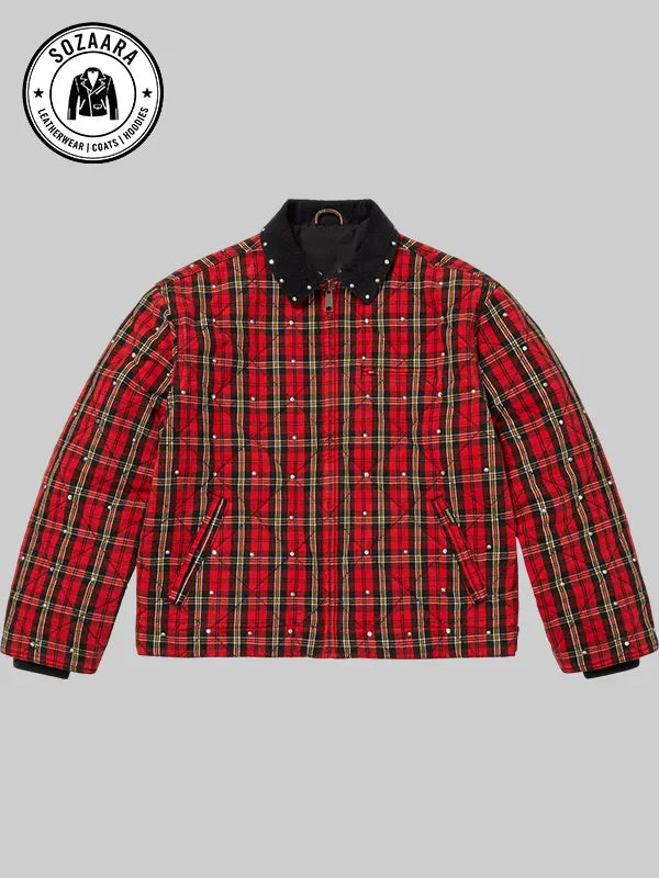 Supreme B.B Simon Quilted Work Jacket Plaid