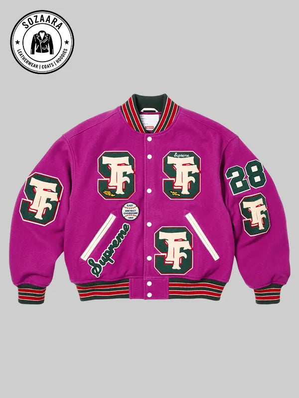 Supreme Drill Team Purple Varsity Jacket
