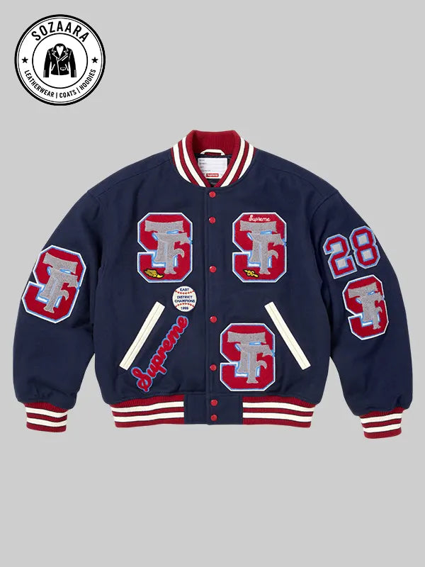 Supreme Drill Team Varsity Jacket Blue