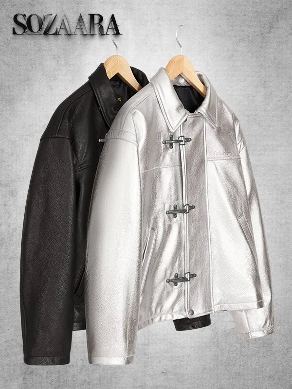 Supreme Schott Leather Clip Jacket