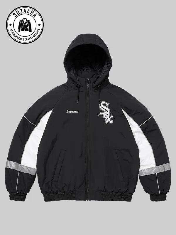 Supreme x Chicago White Sox Stadium Jacket Black