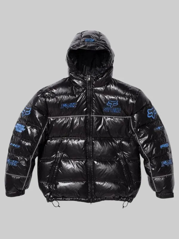 Supreme x Fox Racing Shiny Down Puffer Jacket
