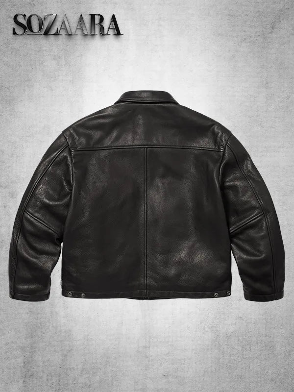 Supreme x Schott NYC Leather Jacket Black