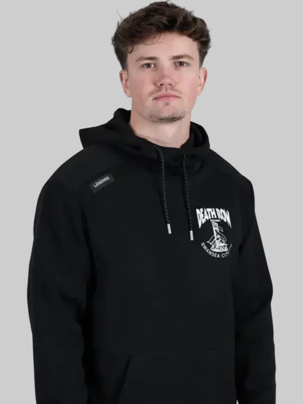 Swansea City x Legends x Death Row Black Tech Hoodie
