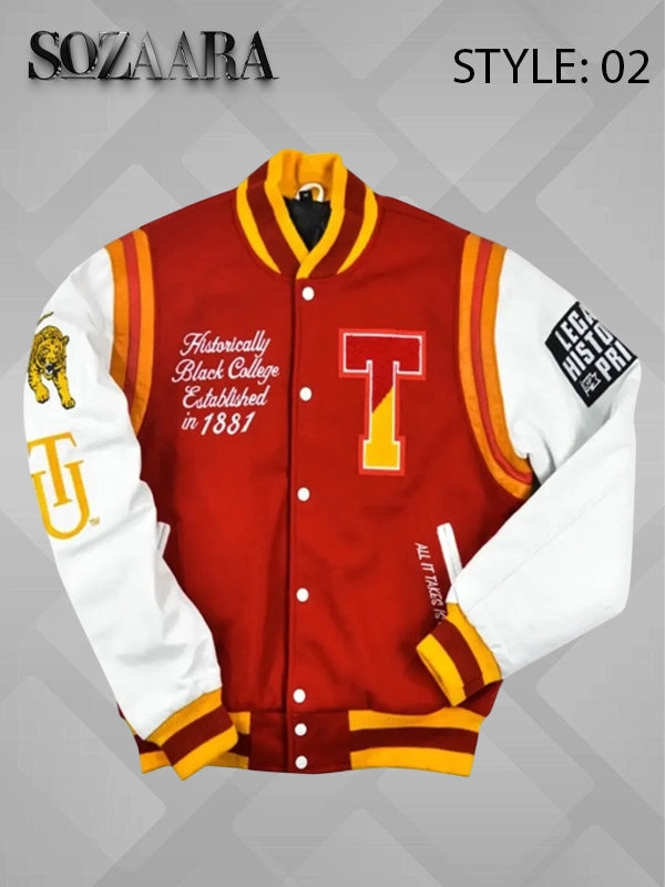 TU Red Varsity Jacket