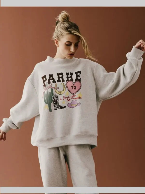 Texas Parke Mockneck Sweatshirt