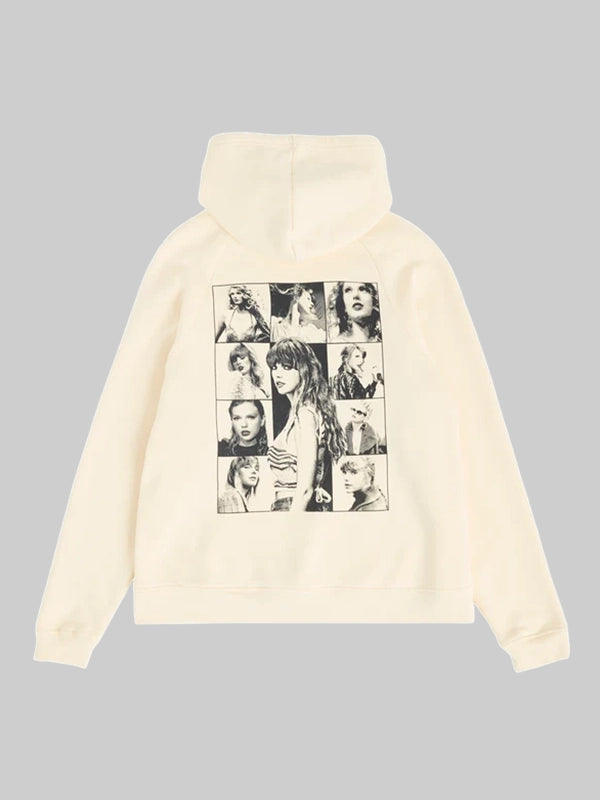 The Eras Tour Taylor Swift Hoodie Beige.