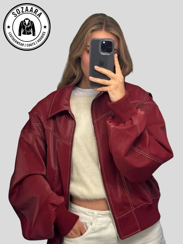 The Room Antwerp Jacket Red
