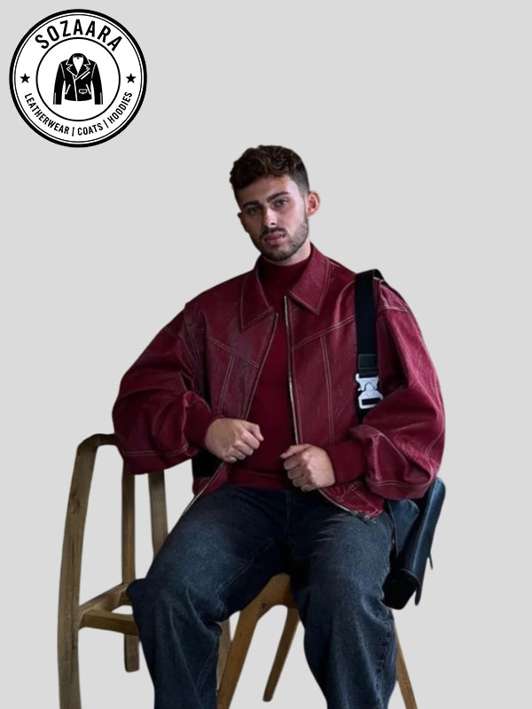 The Room antwerp Red Oversized Jacket
