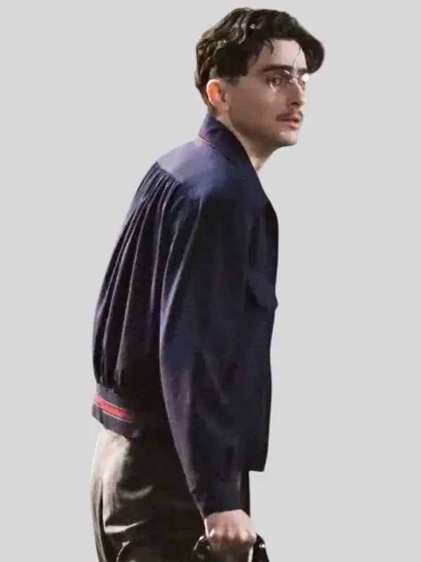 Timothee Chalamet Marty Supreme 2025 Marty Blue Jacket