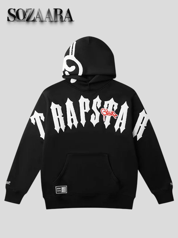 Trapstar x Geedup Handstyle Irongate Arch Hoodie Black