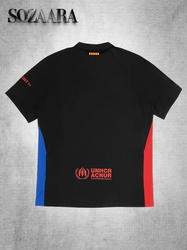 Travis Scott Barcelona Match Away x Cactus Jack Jersey Black