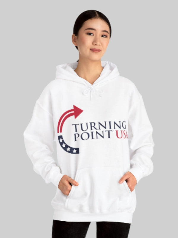 Turning Point USA White Pullover Hoodie