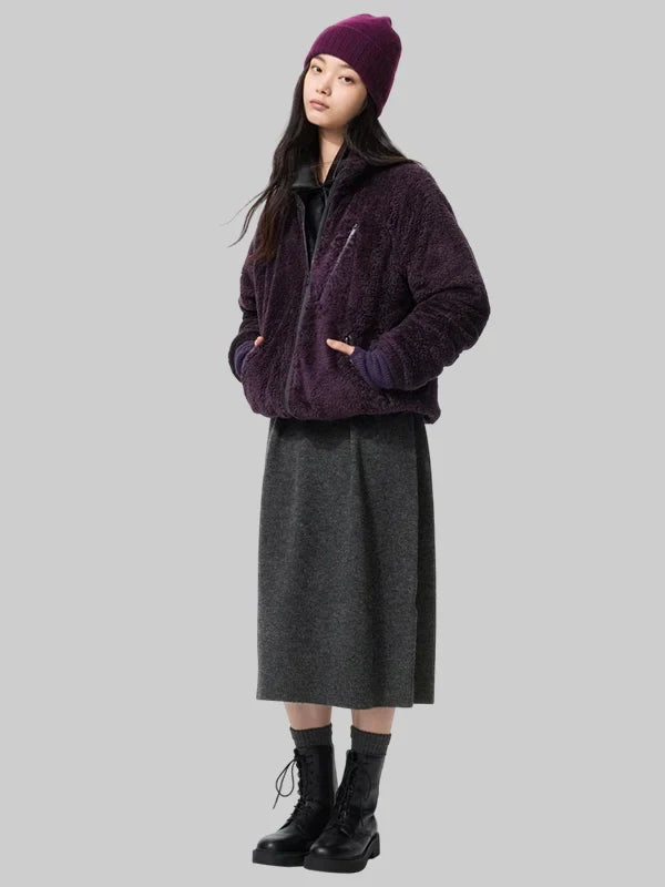 UNIQLO x NEEDLES Fleece Jacket Purple