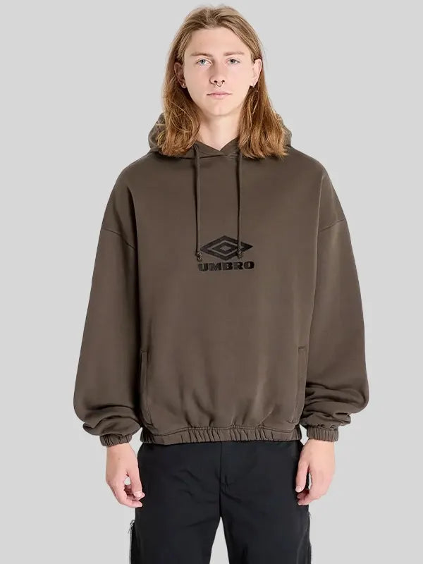 Umbro Brown Balaclava Hoodie