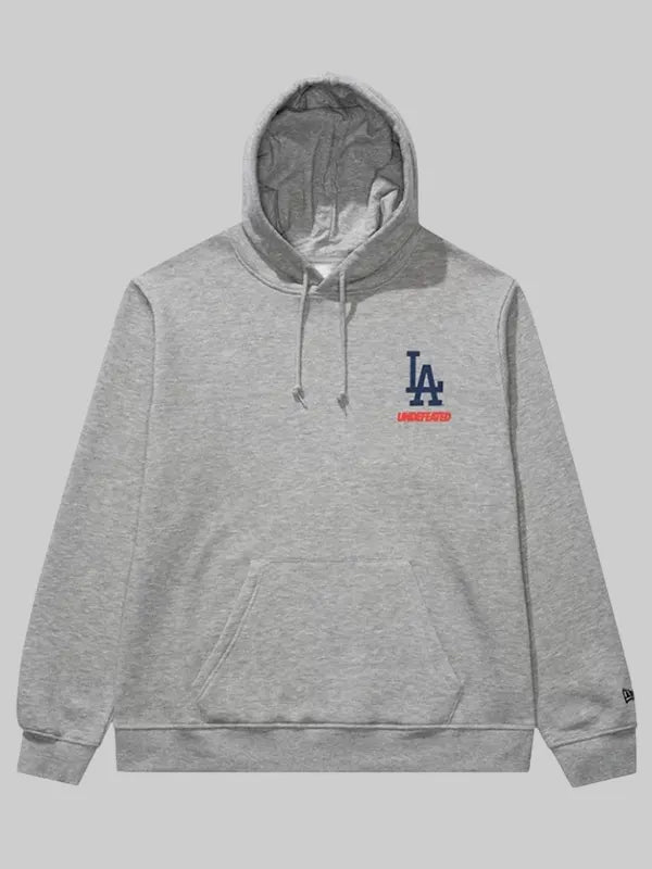 Undefeated x NE x Dodgers Stacked Logo Hoodie