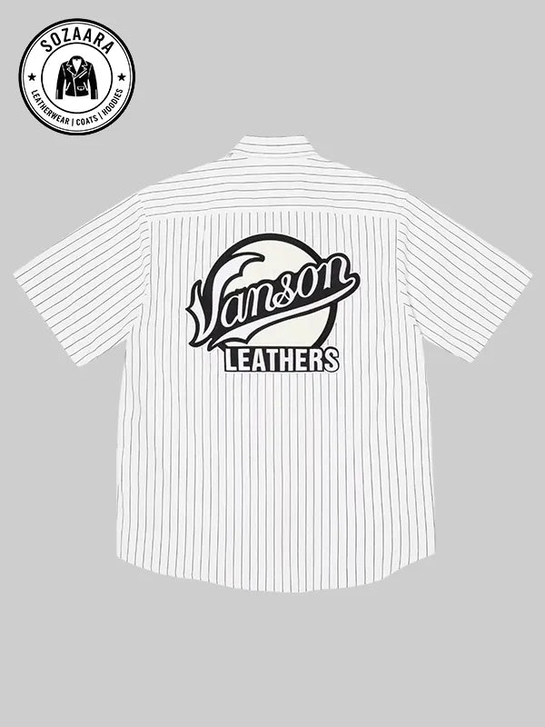 Vanson Leathers x Supreme Work Shirt White