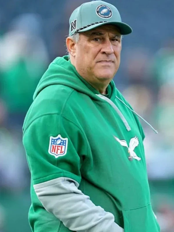 Vic Fangio Eagles Kelly Hoodie