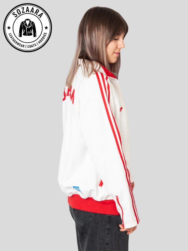 Vintage Adidas Japan White Track Jacket
