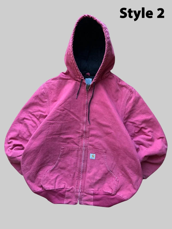 Vintage Ladies Carhartt Jackets Pink