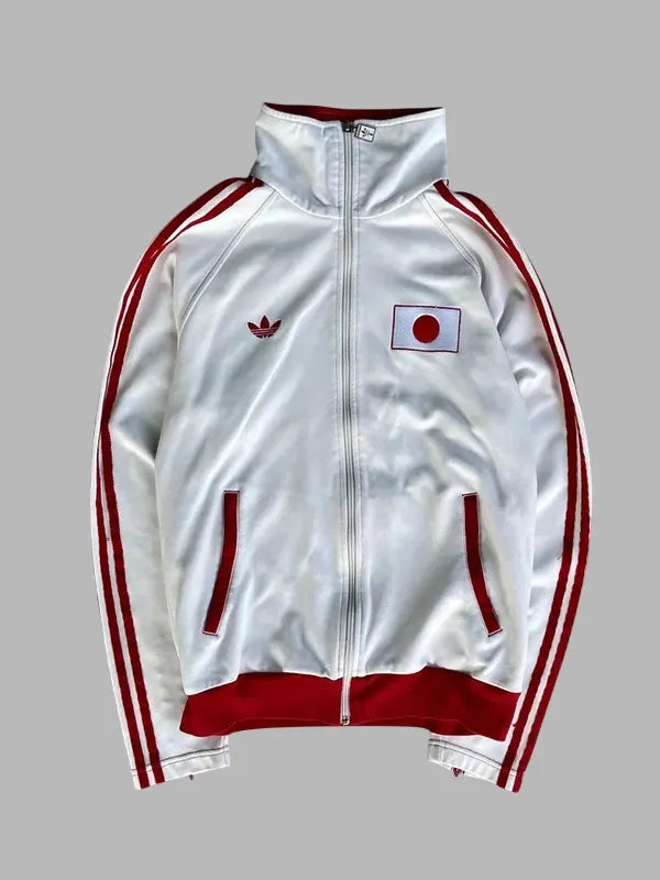 Vintage Rare Adidas Japan White Jacket