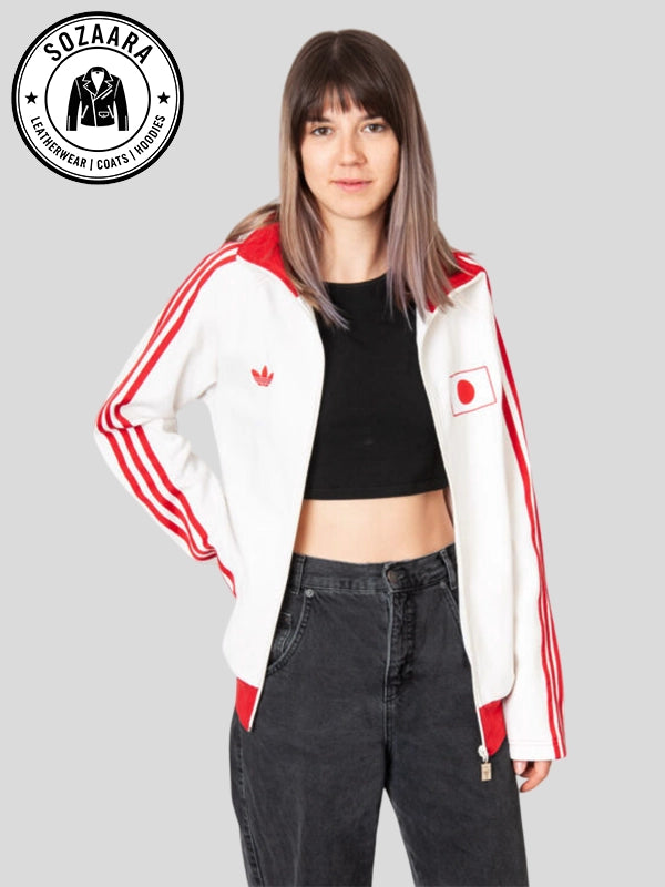 Vintage White Adidas Japan Jacket
