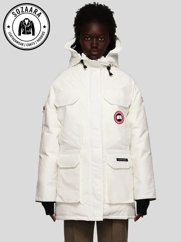 White Canada Goose Jacket