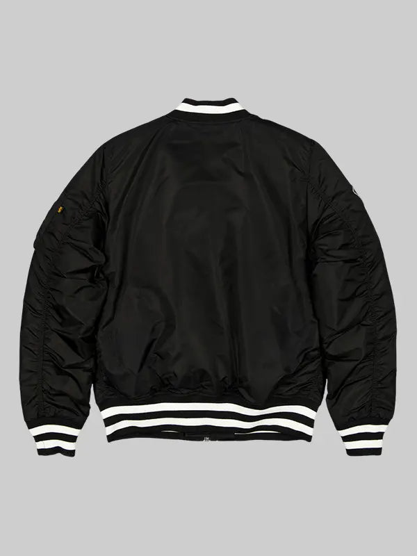 Women new era x alpha industries new york yankees bomber jacket Black
