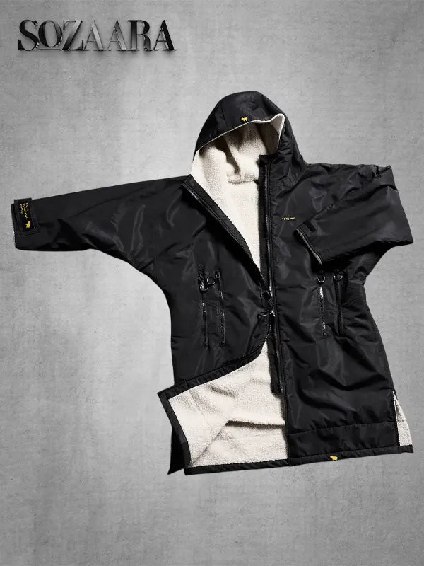 Woolly Bear Shearling Jacket Coat