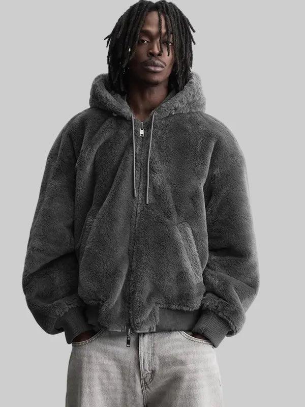 Zara REVERSIBLE FAUX LEATHER BOMBER JACKEt
