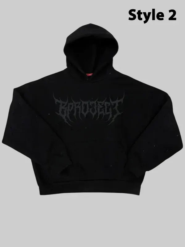 b project hoodie black