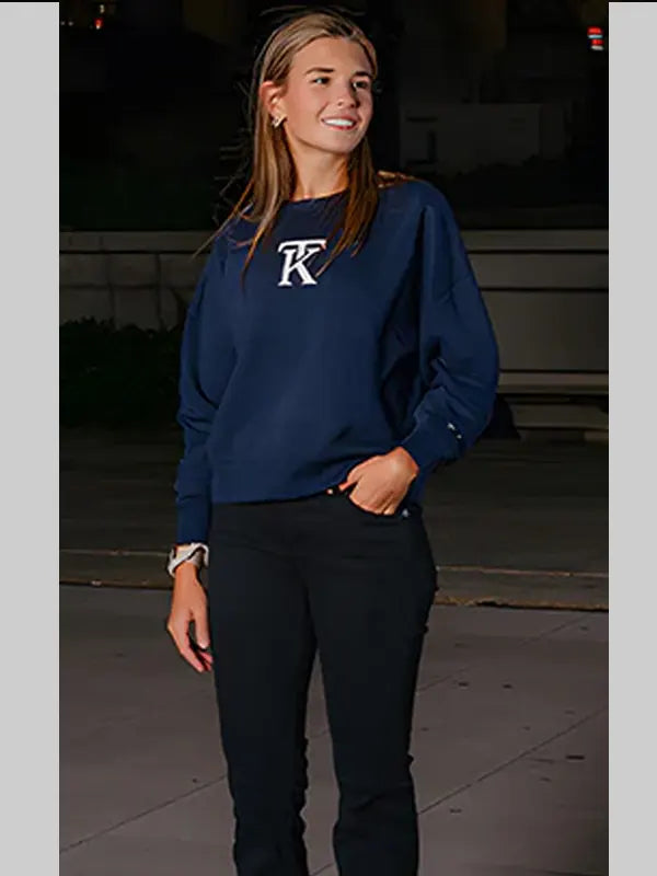 kai trump Crewneck Navy