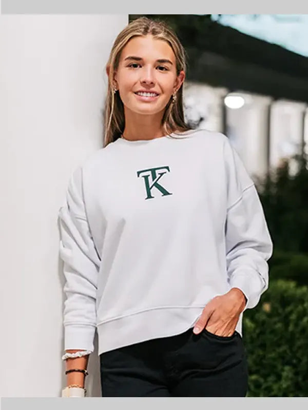 kai trump Crewneck White
