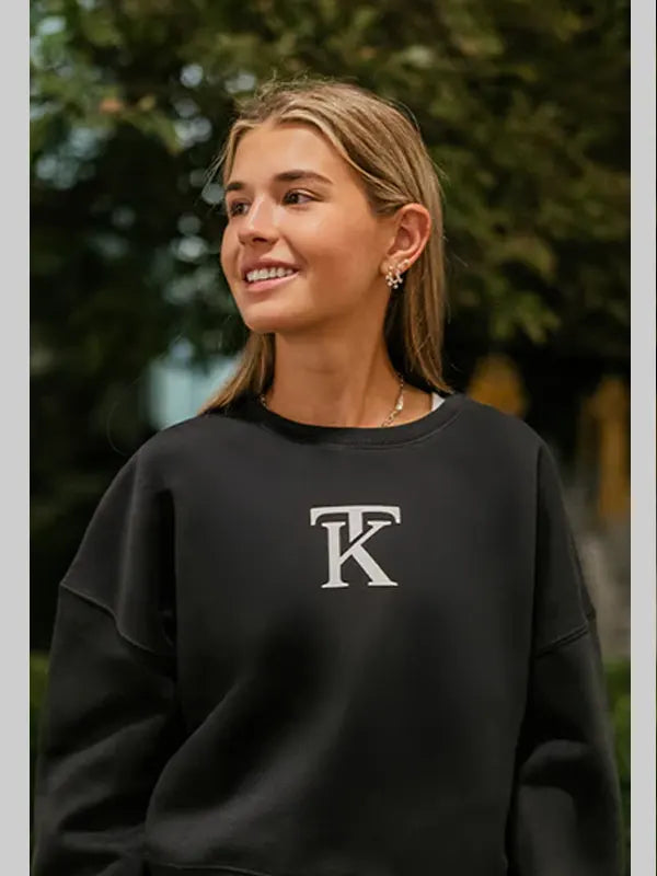 kai trump sweatshirt Black