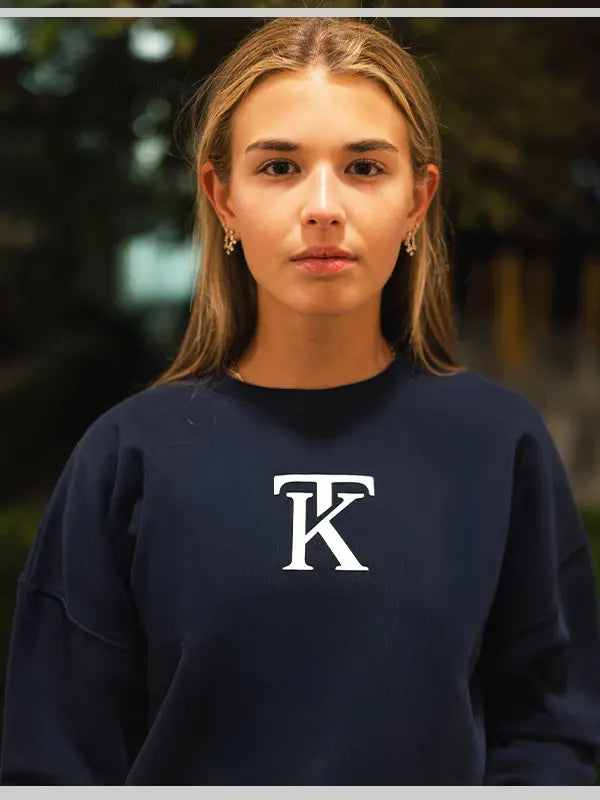 kai trump sweatshirt Navy