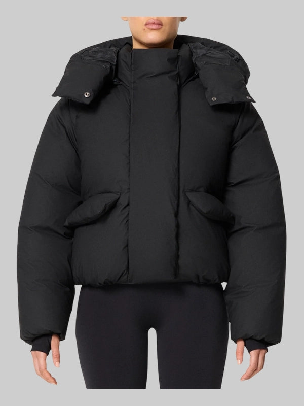khy black puffer jacket.