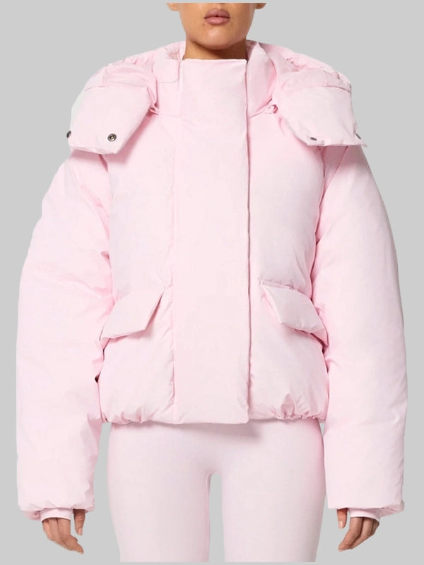 khy pink puffer jacket